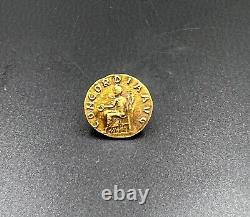 Roman Gold Coin 17 k 4 Grams Jewelry Necklace Pendant Collectables