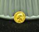 Roman Style 22k Gold Bullion Art Round 12.3mm 2.9 Grams