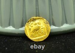 Roman Style 22K Gold Bullion Art Round 12.3mm 2.9 grams