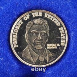Ronald Reagan Proof Columbia Mint 24k Gold Coin Medal 1981 In Box With COA C1