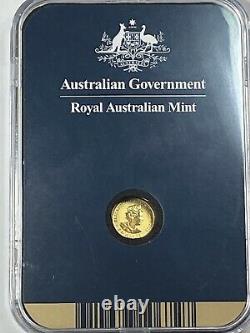 Royal Australia Mint Mini Money Koala 1/2 gram Gold Frosted Uncirculated Coin