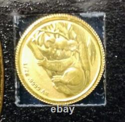 Royal Australia Mint Mini Money Koala. 9999 Gold Frosted Only 5,000 produced