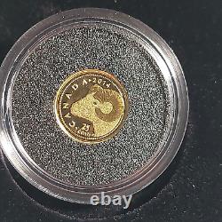 Royal Canadian Mint 2014.5 Gram 999 Fine Pure Gold Coin Rocky Mtn Bighorn Sheep