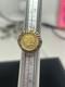 Sasa Ancient Greek Faux Gold Coin Set In 14k Size 5 Ring 5.45 Grams