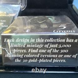 SILVER & GOLD? 4 Pan Silver 5 Gram Boxes & 1 Graded 1/200 Egyptian Gold Coin