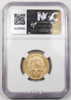 SPAIN 1878(78) DE-M 25 Pesetas 8 Gram Gold Coin NGC MS61 KM# 673 0.2334 Oz AGW