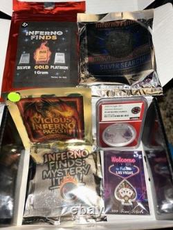 SPECIAL INFERNO FINDS BOX COMES With ALL INFERNO FINDS ITEMS AND 1 SPECIAL ITEM