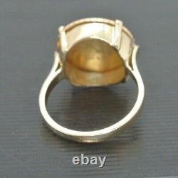 STUNNING 14K YG LADIES DOS Y MEDIO GOLD COIN RING SZ 7 A17089 6.00 grams