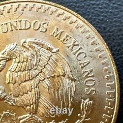 SUPERB GEM BU 1981 Mexico Mo Libertad Onza 1/2 Oz. 999 Gold Oro Puro Coin