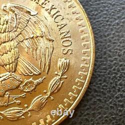 SUPERB GEM BU 1981 Mexico Mo Libertad Onza 1/2 Oz. 999 Gold Oro Puro Coin