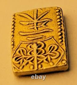 Samurai Gold 1832-1858, Tempo Era, Gold Nishu-Kin, 1.65 Grams