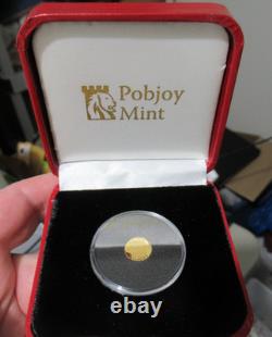 Scarce 999 0.5 Grams Gold Coin, Cougar, Pobjoy Mint, Coa & Box, Sierra Leone $4