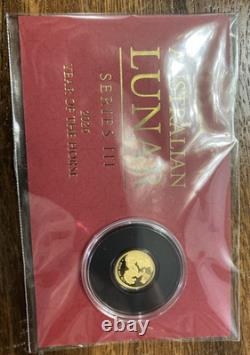 (Series III) 2026 Australia 1/2 Gram Gold Lunar Horse New in card The Perth Mint