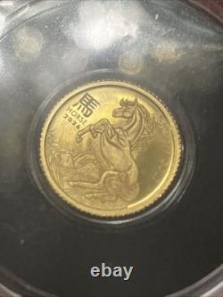 (Series III) 2026 Australia 1/2 Gram Gold Lunar Horse New in card The Perth Mint