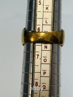 Size 6.5 Mexico 1945 2 Peso Gold Coin Solid 14k Yellow Gold Pinky Ring 9 Grams