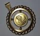 Solid 18k And 22k Gold Saudi Coin Pendant 11.5 Grams