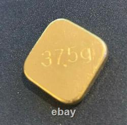 South Korean Gold Tael 37.5 Gram Antique Vintage Gold Button