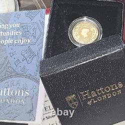 Sovereign Gold bullion coin VICTORIA Regina Elizabeth II 1/4 Sov New Zealand