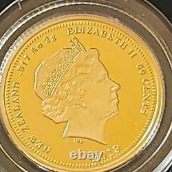 Sovereign Gold bullion coin VICTORIA Regina Elizabeth II 1/4 Sov New Zealand