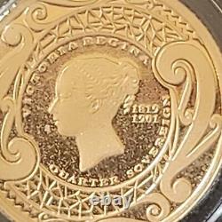 Sovereign Gold bullion coin VICTORIA Regina Elizabeth II 1/4 Sov New Zealand