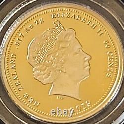 Sovereign Gold bullion coin VICTORIA Regina Elizabeth II 1/4 Sov New Zealand