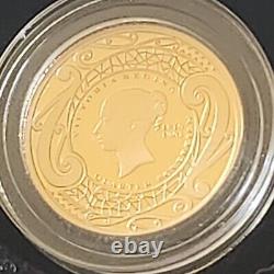 Sovereign Gold bullion coin VICTORIA Regina Elizabeth II 1/4 Sov New Zealand