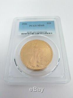 St Gaudens 1926 $20 Gold Coin PCGS MS65 33.4 grams 35466154