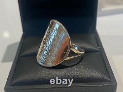 Superb Solid Hallmarked 9ct Gold Coin Ring Form Of A Sovereign Ring 4.8 Grammes