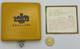 Swaziland Gold 50 Emalangeni 1975 King Sobhuza Ii 75th Birthday Box & Coa Km#26