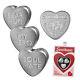 Sweethearts Candy 30 Gram Silver Pamp Suisse 3-heart Set (2023)