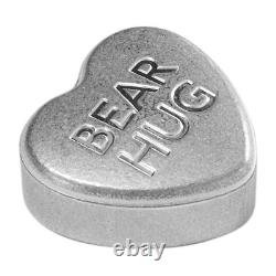 Sweethearts Candy 30 gram Silver PAMP Suisse 3-Heart Set (2023)