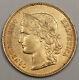 Switzerland 1890 20 Francs 6.45 Gram 90% Gold Coin Unc Helvetia Km# 31.3