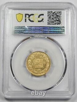 Switzerland 1890 B 20 Francs 6.45 Gram 90% Gold Coin PCGS MS62 HELVETIA KM# 31.3