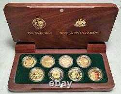 Sydney Olympics 2000 $100 8 x Gold Coin Set 80 grams total weight