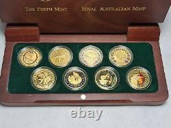 Sydney Olympics 2000 $100 8 x Gold Coin Set 80 grams total weight