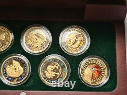 Sydney Olympics 2000 $100 8 x Gold Coin Set 80 grams total weight