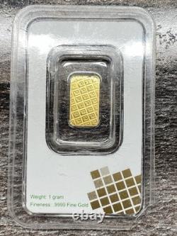 TD Toronto Dominion Bank sealed 1 gram. 9999 24 karat GOLD bar serial #0017075