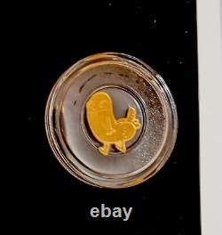 The Chive Republic of Cameroon Dick Butt Legal Tender 1/2 Gram Gold Coin with COA