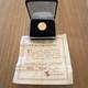 The Columbia Mint Miniature 1980 Krugerrand South Africa Coin 24kt Gold 3 Grains