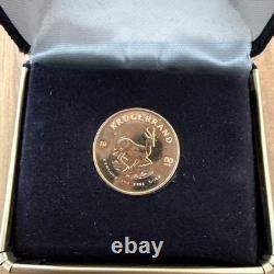 The Columbia Mint Miniature 1980 Krugerrand South Africa Coin 24kt Gold 3 grains