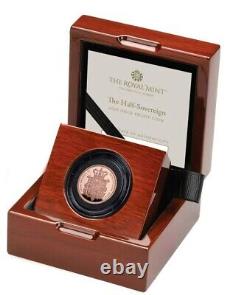 The Half-Sovereign 2025 Gold Proof Coin, Shield Design, OGP & COA in hand