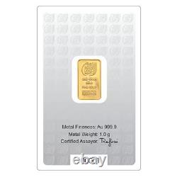 The Holy Land Mint GOLD Dove of Peace Bar 1 Gram in Assay