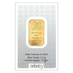 The Holy Land Mint GOLD Dove of Peace Bar 10 Grams in Assay