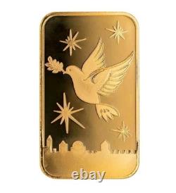 The Holy Land Mint? GOLD Dove of Peace in Assay 24k. 999 Gold
