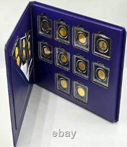 The Most Expensive Coins 10 Coins Complete collection 1/1000 999 Gold
