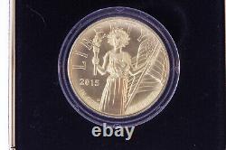 U. S. Mint 2015 W American Liberty High Relief $100 Gold Coin with OGP & COA