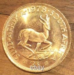 ULTRA FINE 1978 2R Rand South Africa Jan van Riebeeck 8 Gram Gold Coin