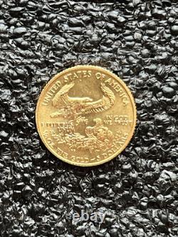 USA 1/10 Oz Gold 5 Dollars American Eagle KM# 216 1992