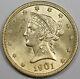 Usa 1901 $10 Liberty Head 16.5 Gram Gold Eagle Coin Unc/bu Nice Luster