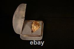 Unique 14K Gold Nugget Coin Ring With Full Appraisal 19.4 Grams 20.5mm